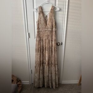 Gianni Bini Athena Snake Maxi Dress